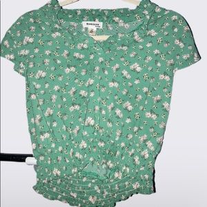 Monteau top. Pretty color!